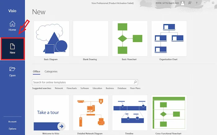 Microsoft Visio là gì? Tất tần tật kiến thức từ A-z về MS Visio 39 Tạo Một Bản Vẽ Mới Trong Visio
