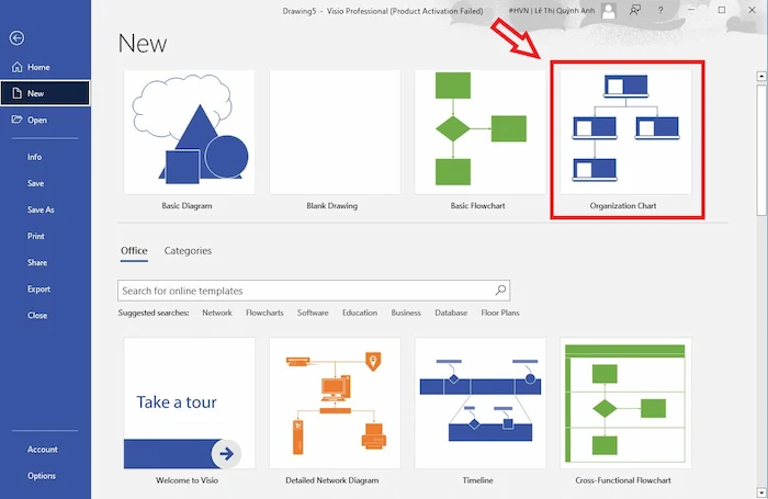 Microsoft Visio là gì? Tất tần tật kiến thức từ A-z về MS Visio 49 Tạo Sơ đồ Tổ Chức Bằng Visio