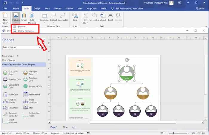 Microsoft Visio là gì? Tất tần tật kiến thức từ A-z về MS Visio 50 Thêm Hình ảnh đại Diện Cho Từng Nhân Vật Trong Tổ Chức