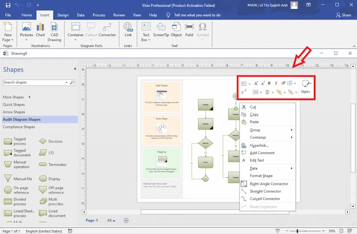 Microsoft Visio là gì? Tất tần tật kiến thức từ A-z về MS Visio 54 Tùy Chỉnh đường Kết Nối