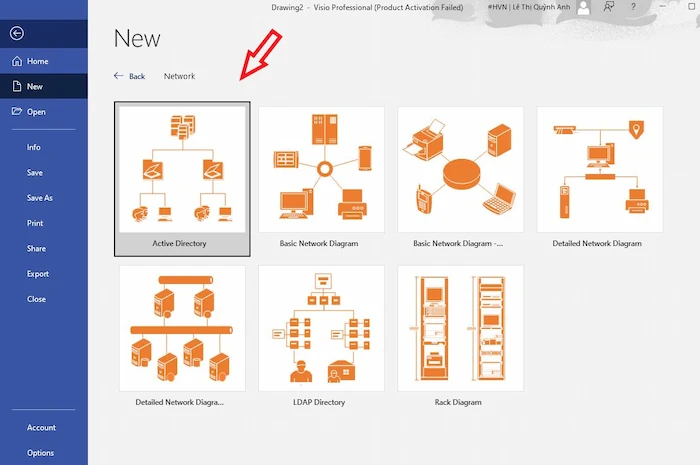 Microsoft Visio là gì? Tất tần tật kiến thức từ A-z về MS Visio 46 Tuỳ Chọn Mẫu Sơ đồ Mạng Trong Visio