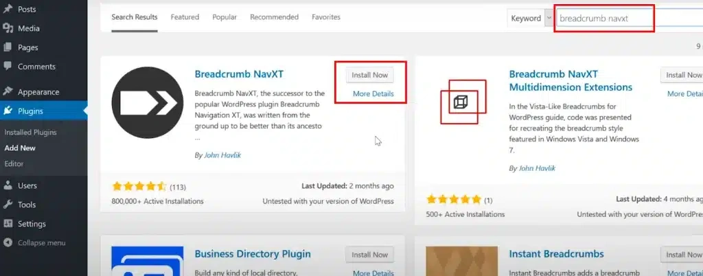 Cai Dat Plugin Breadcrumb Navxt