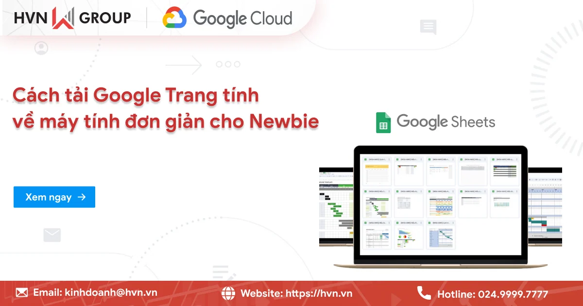 Cách Tải Google Trang Tính Về Máy Tính