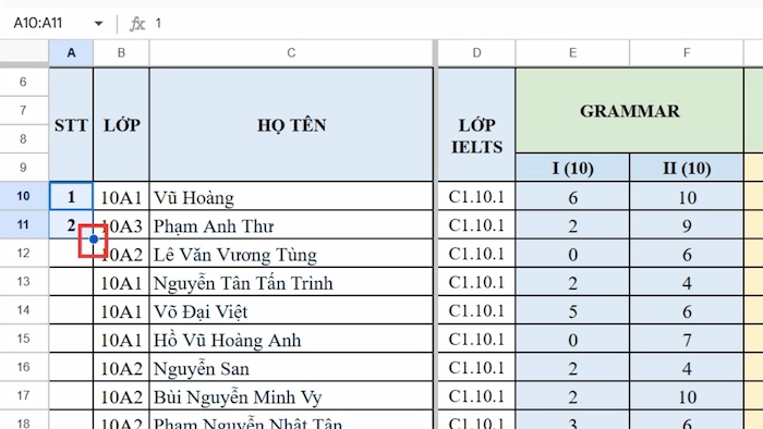Khắc Phục Sự Cố Thường Gặp Khi đánh Số Thứ Tự Trong Google Sheet
