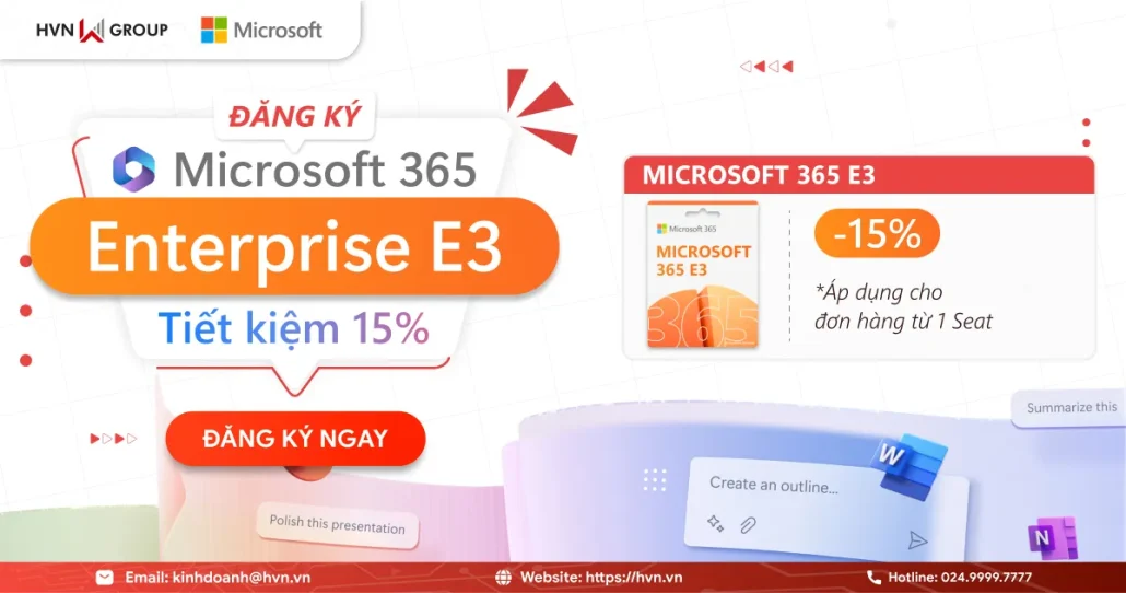 Dang Ky Uu Dai Mua Microsoft E3 Hvn