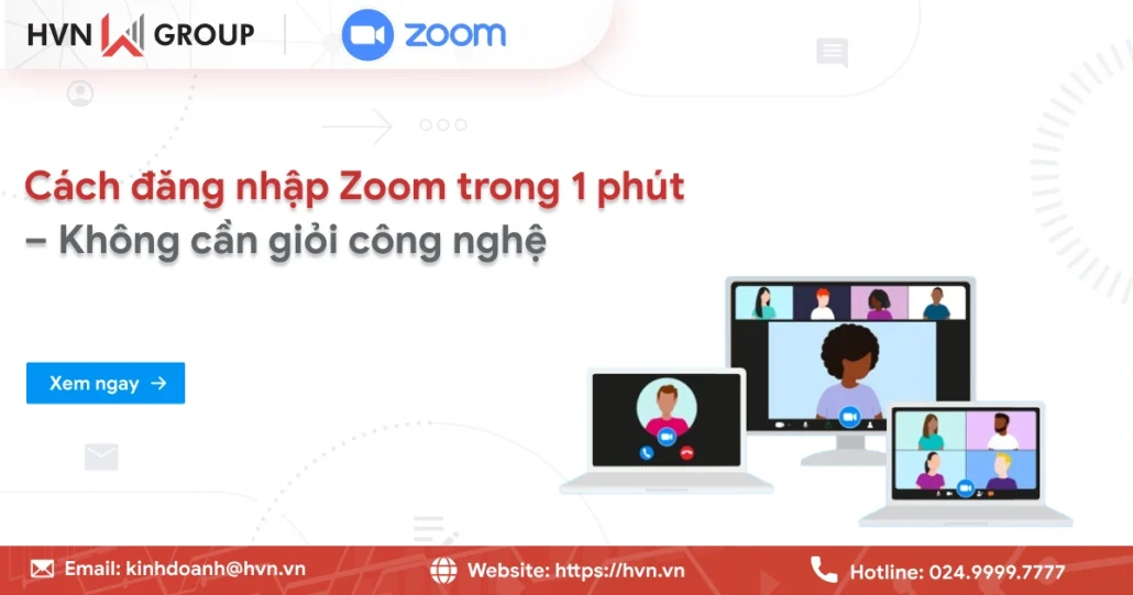 Cách đăng Nhập Zoom