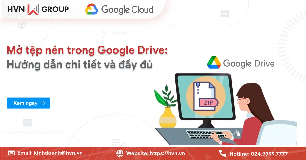 Mở Tệp Nén Trong Google Drive