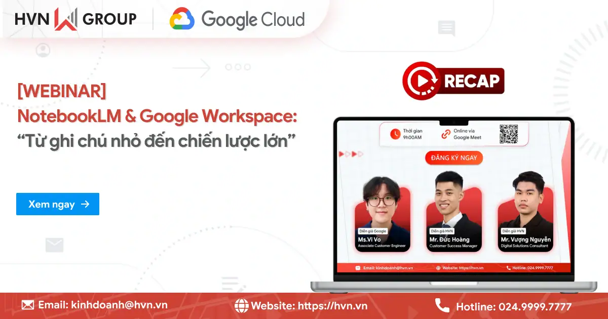 Recap [WEBINAR] NotebookLM & Google Workspace