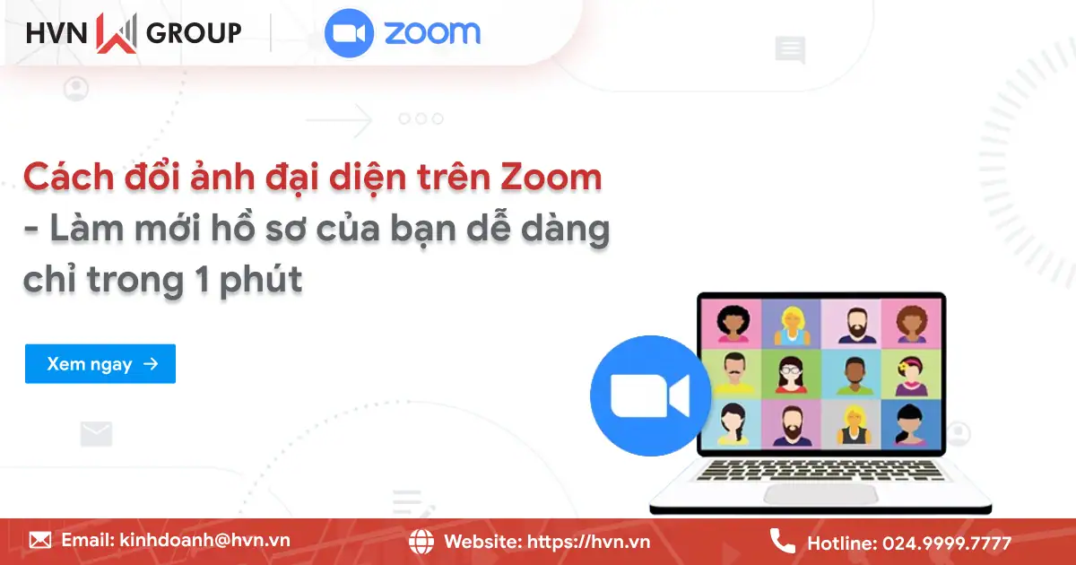 Cách đổi ảnh đại Diện Trên Zoom
