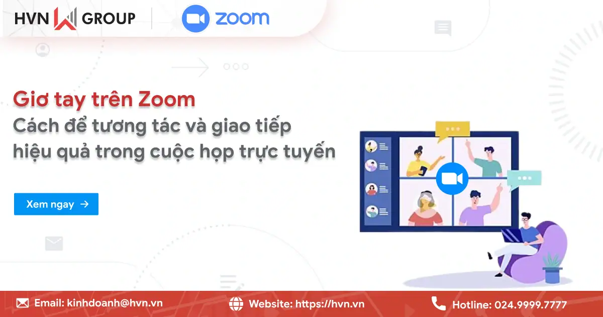Giơ Tay Phát Biểu Trong Zoom