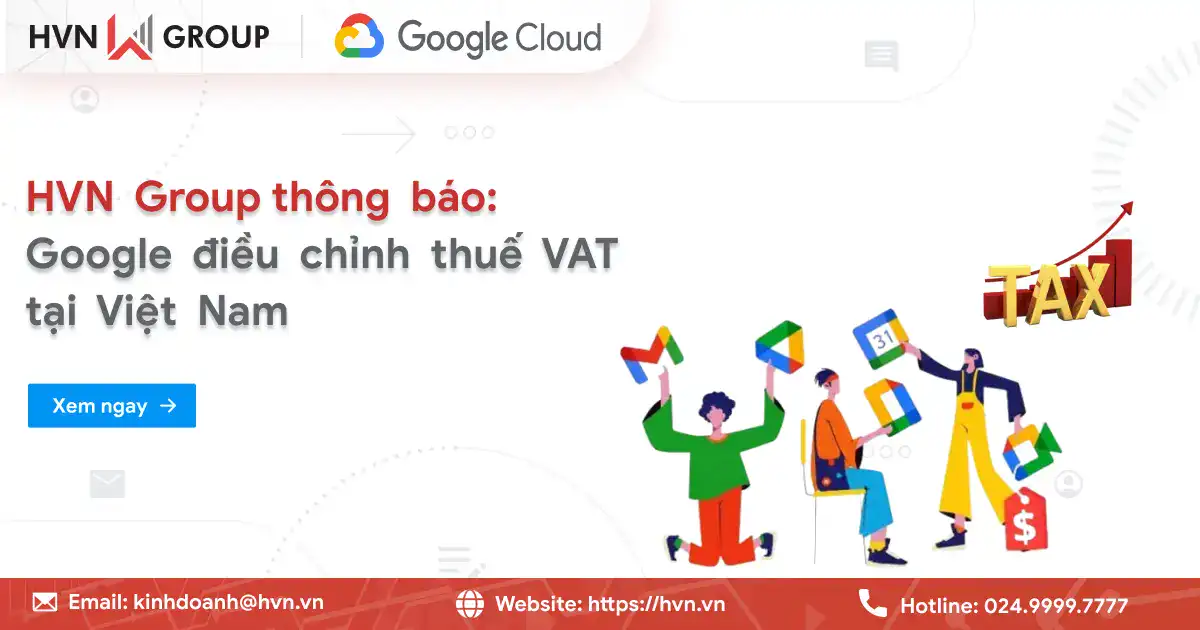 Google Thay đổi Thuế VAT