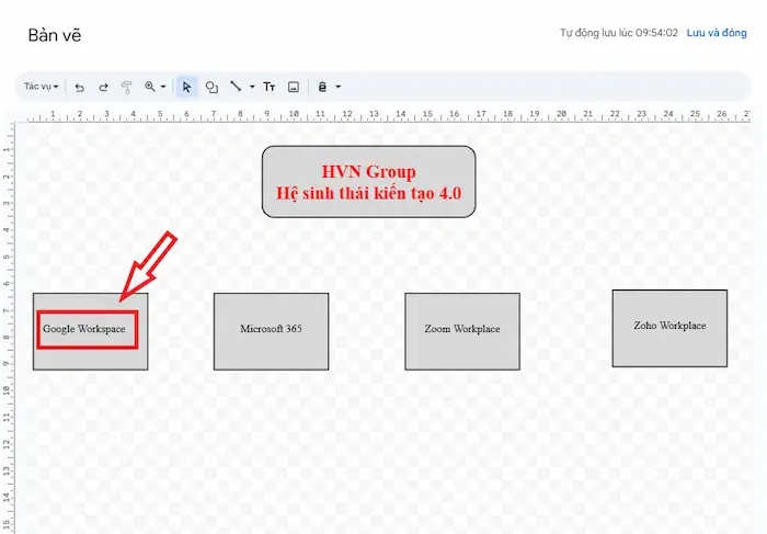 Cách vẽ sơ đồ tư duy trong Google Docs chi tiết từ A-z 32 Thêm Văn Bản Vào Các Nhánh Chính Trong Sơ đồ Google Docs