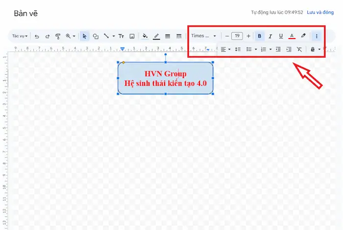 Cách vẽ sơ đồ tư duy trong Google Docs chi tiết từ A-z 29 Tuỳ Chỉnh Văn Bản Trong ý Chính Của Sơ đô