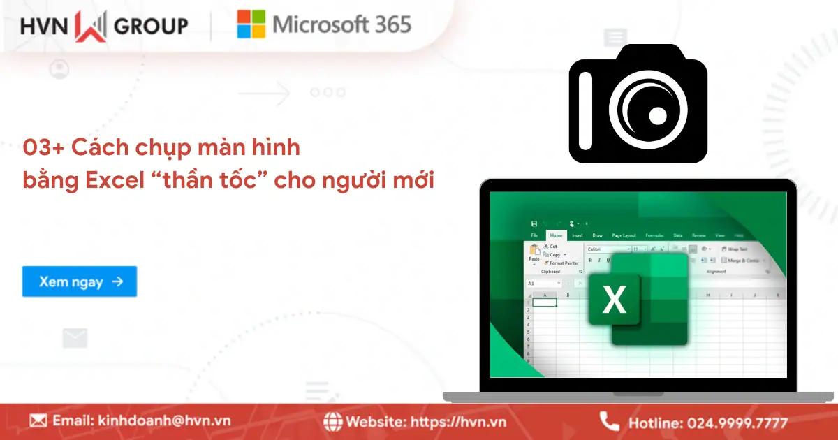 Cach Chup Man Hinh Bang Excel