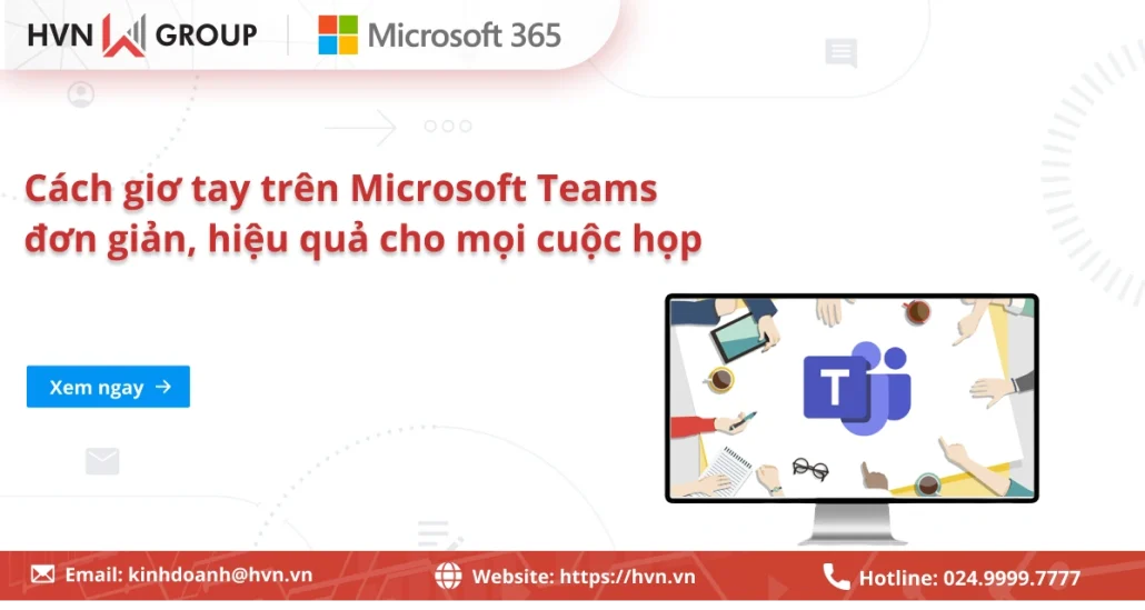 Cách Giơ Tay Trên Microsoft Teams