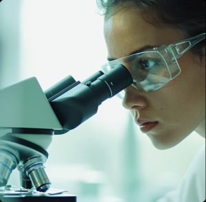 Researcher Working Laboratory 1