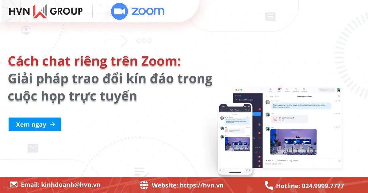 Cách Chat Riêng Trên Zoom