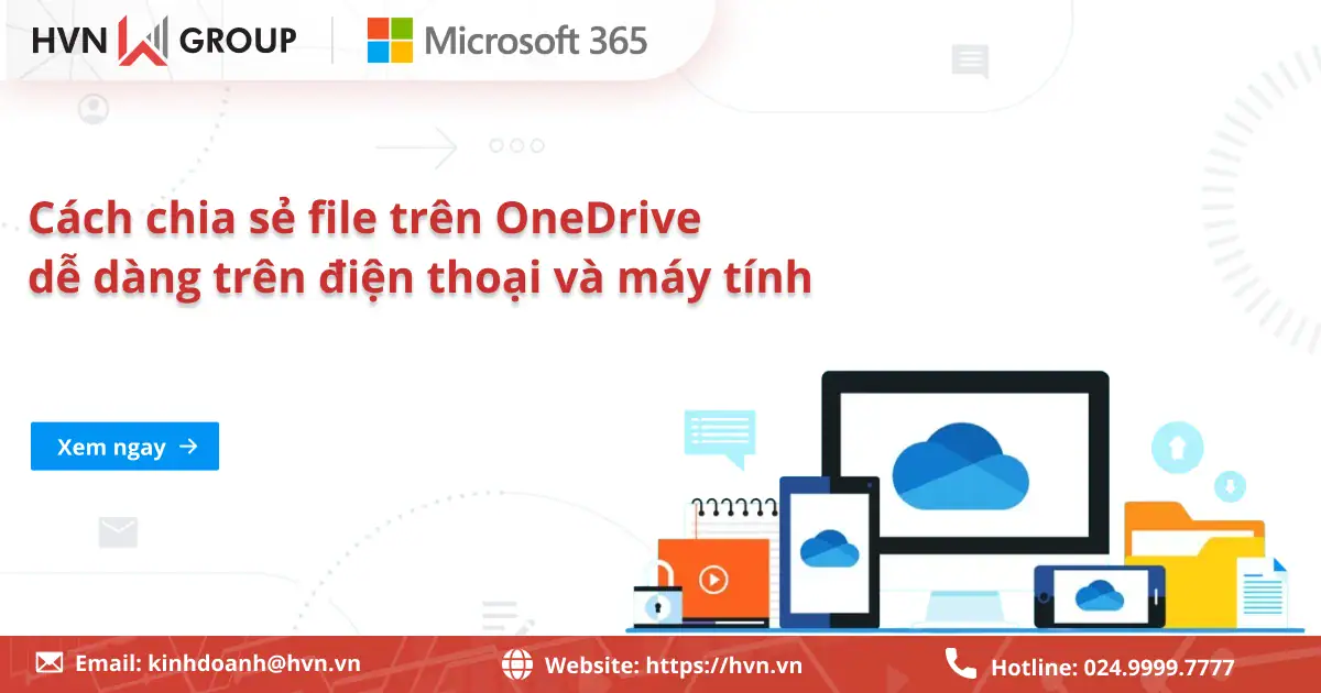 Cách Chia Sẻ File Trên OneDrive Dễ Dàng Trên điện Thoại Và Máy Tính