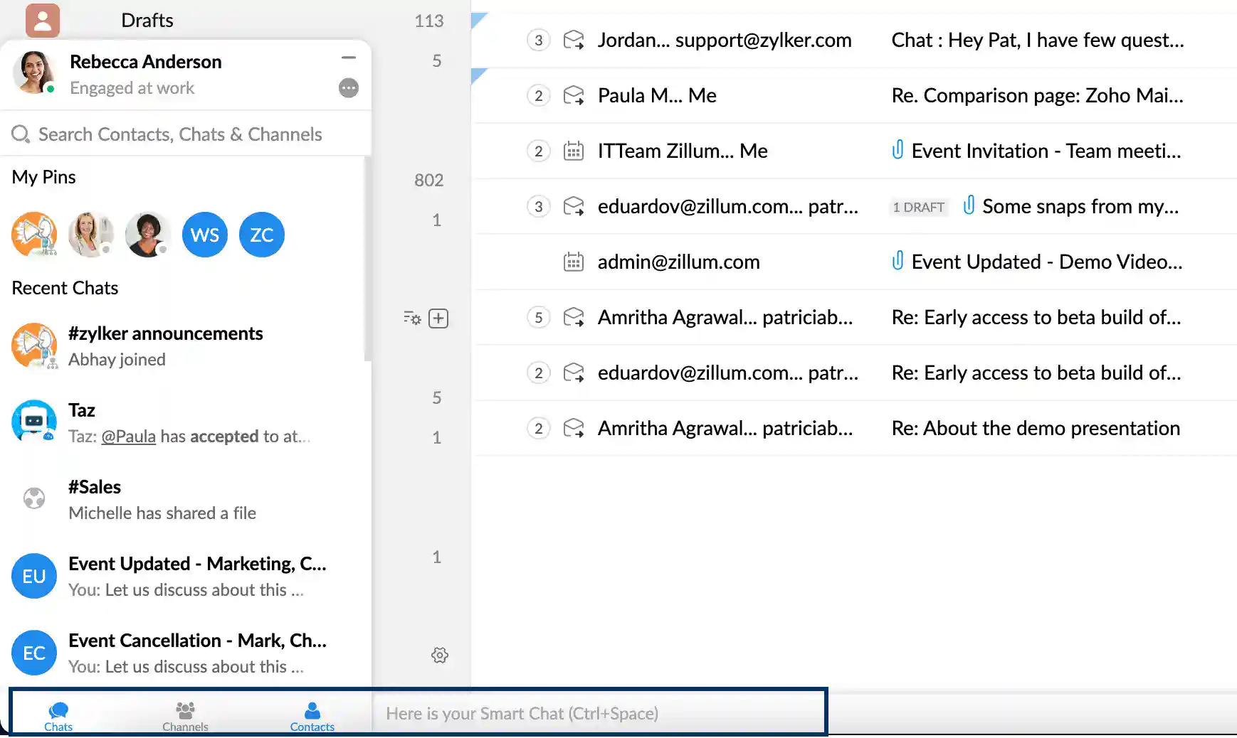 Zoho Cliq là gì? Nâng tầm giao tiếp nội bộ với giải pháp đa năng 25 Chia Se Va Luu Tru Tep
