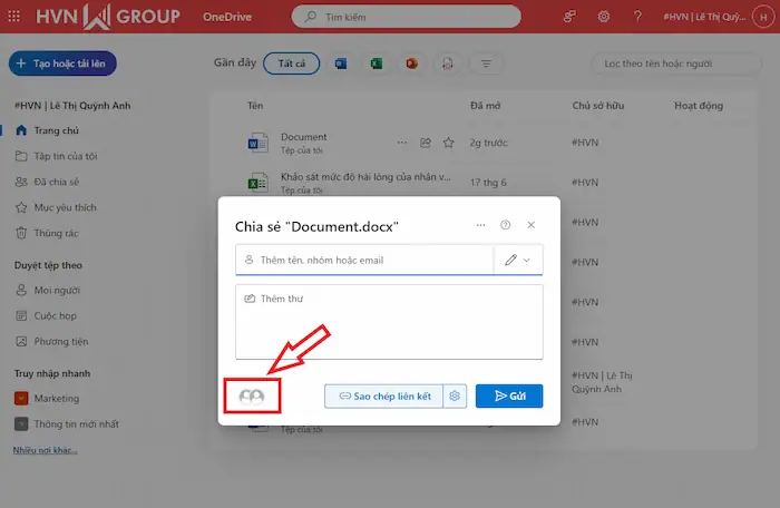 Cách chia sẻ file trên OneDrive dễ dàng trên điện thoại và máy tính 24 Chọn Người Mà Bạn Muốn Chỉnh Sửa Quyền Truy Cập File Trên OneDrive