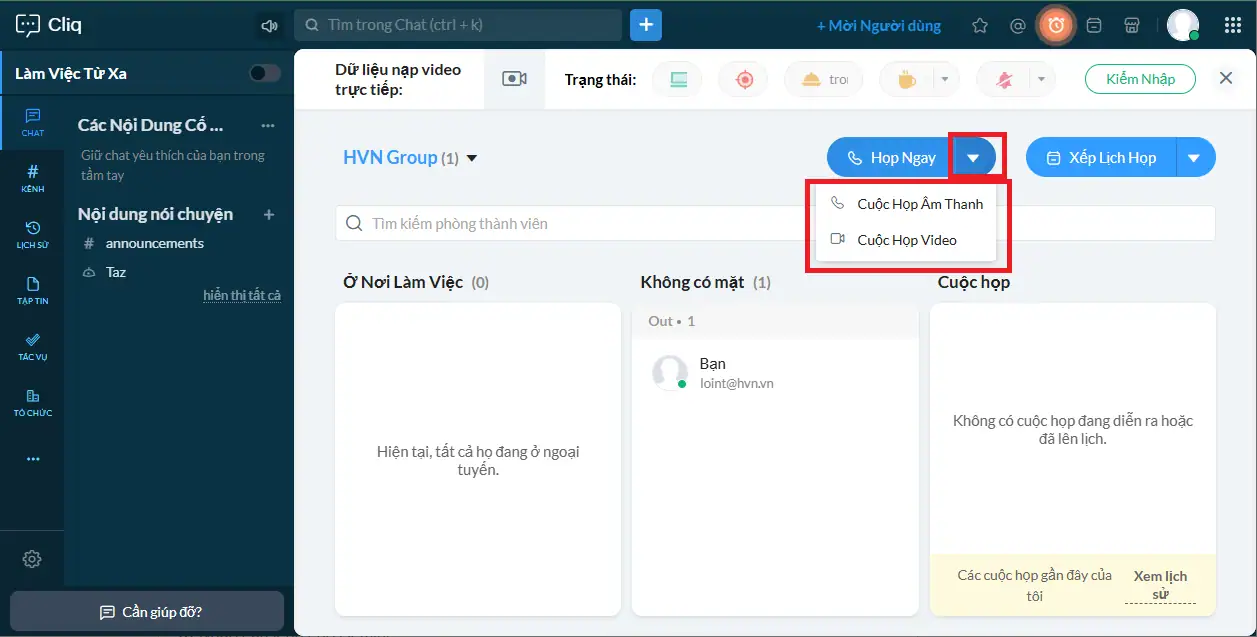 Zoho Cliq là gì? Nâng tầm giao tiếp nội bộ với giải pháp đa năng 33 Hop Video