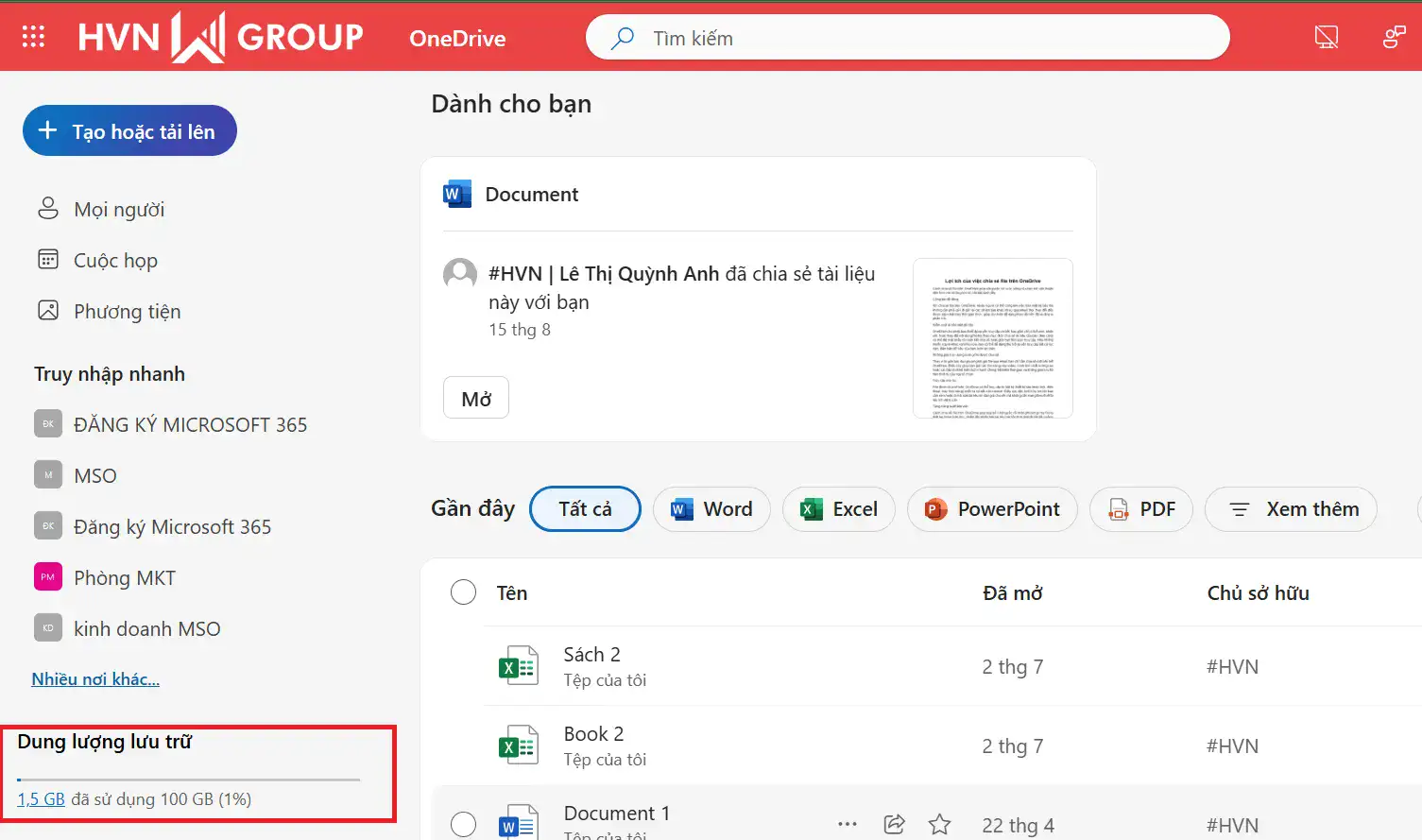 OneDrive có dấu x đỏ: Nguyên nhân và cách khắc phục nhanh chóng 19 Kiem Tra Dung Luong Tong Onedrive