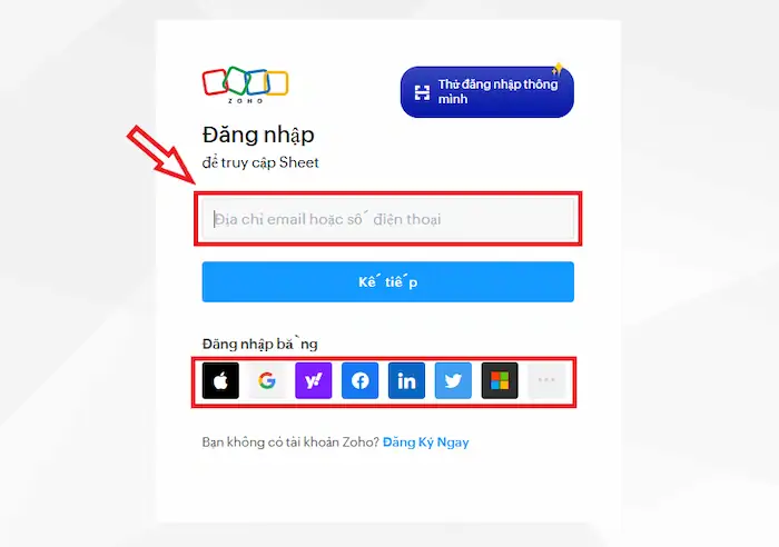 Zoho Sheets là gì? Tất tần tật về công cụ bảng tính trực quan 34 Nhập đầy đủ Thông Tin để đăng Ký Tài Khoản Zoho