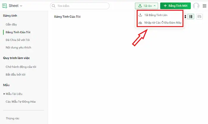 Zoho Sheets là gì? Tất tần tật về công cụ bảng tính trực quan 37 Nhập Dữ Liệu Vào Bảng Tính Zoho Sheets