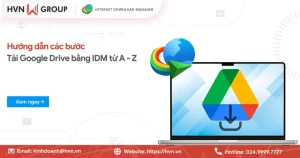 Tải Google Drive bằng IDM