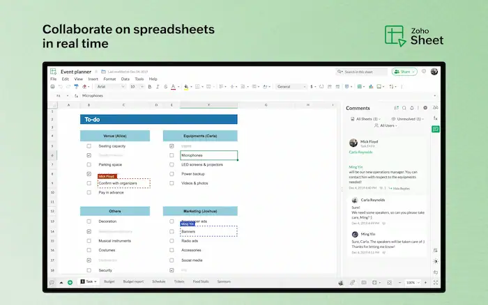 Zoho Sheets là gì? Tất tần tật về công cụ bảng tính trực quan 30 Zoho Sheets Phù Hợp Với Những Ai