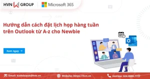 Cách đặt Lịch Họp Hàng Tuần Trên Outlook