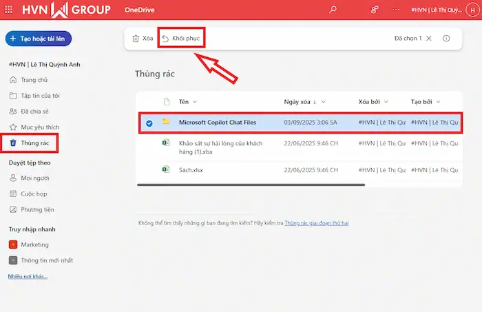 Xóa file trên OneDrive: Mẹo hay để quản lý dung lượng hiệu quả 12 Cách Khôi Phục File đã Xoá Trên OneDrive