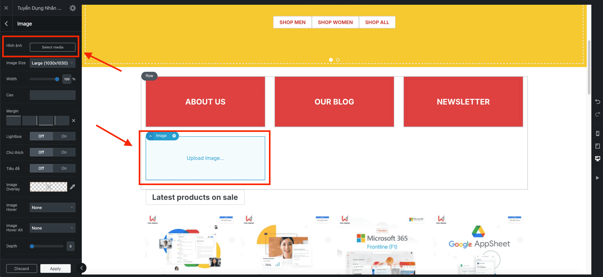 Hướng dẫn thêm / sửa / xóa một Trang (page) mới UX Builder 32 Image10