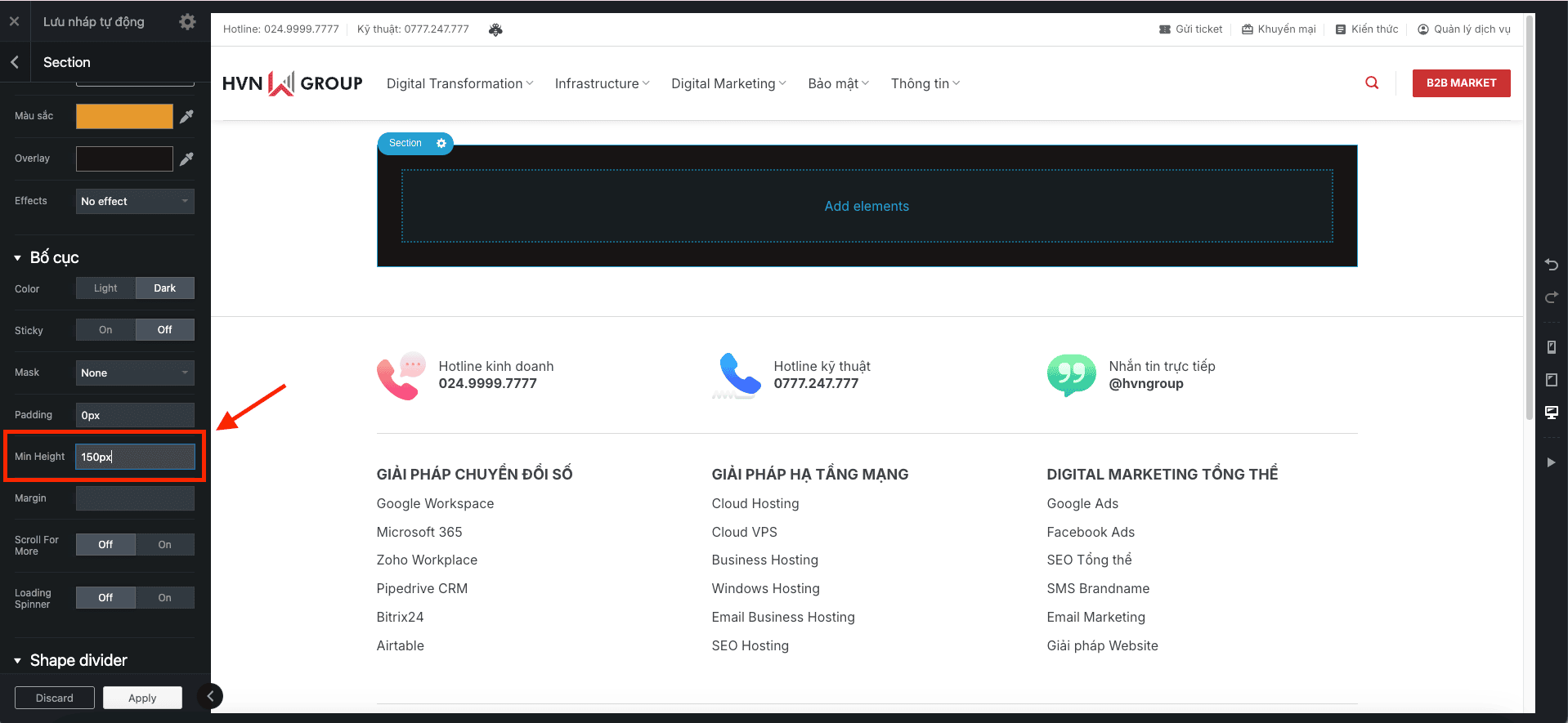 Hướng dẫn sử dụng Widget - Sections 17 Image13