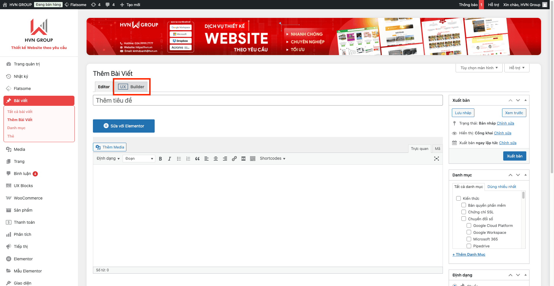 Hướng dẫn thêm / sửa / xóa một Bài viết (Post) mới UX Builder 16 Image14