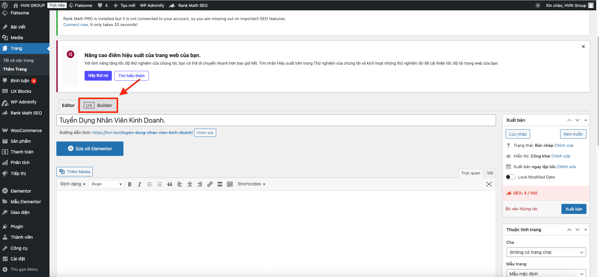 Hướng dẫn thêm / sửa / xóa một Trang (page) mới UX Builder 27 Image23