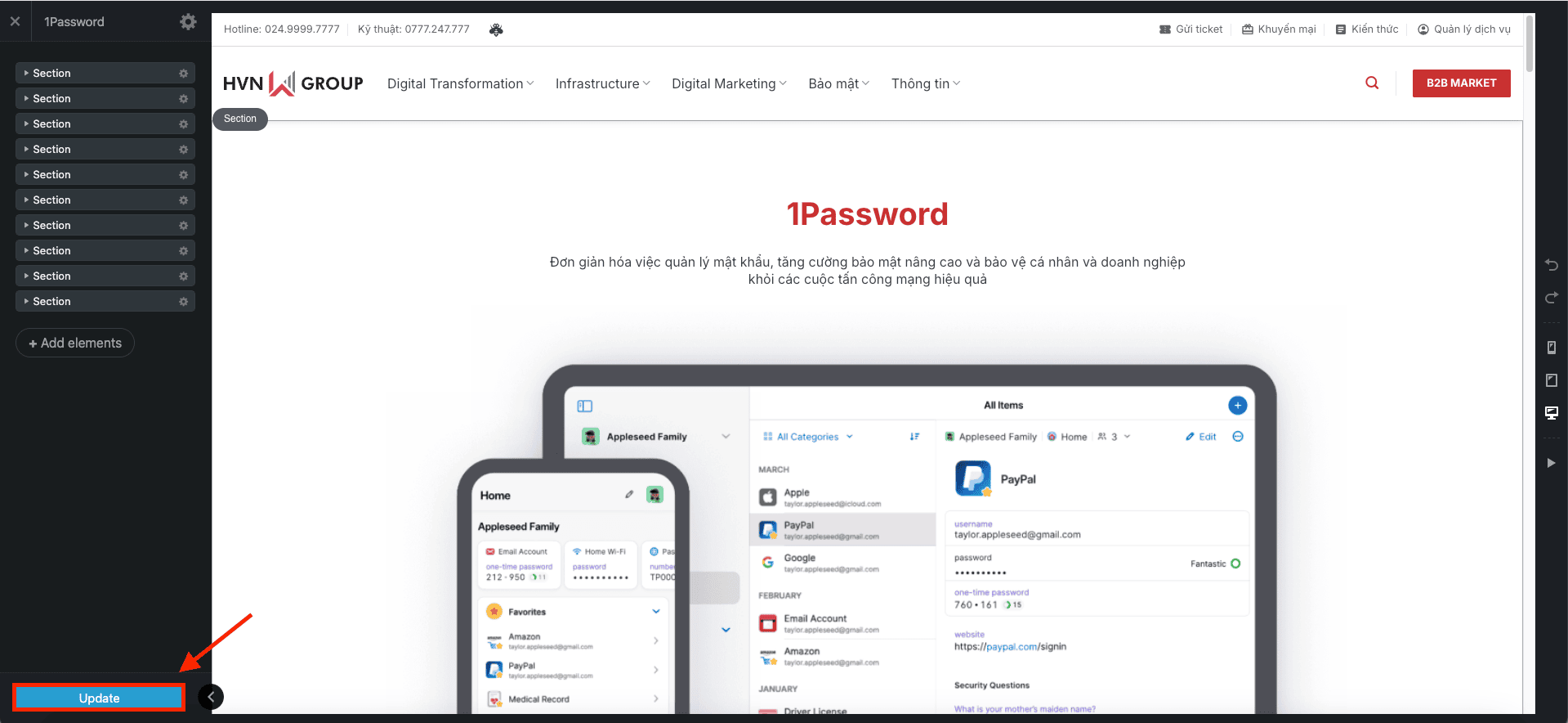 Hướng dẫn thêm / sửa / xóa một Trang (page) mới UX Builder 45 Image24