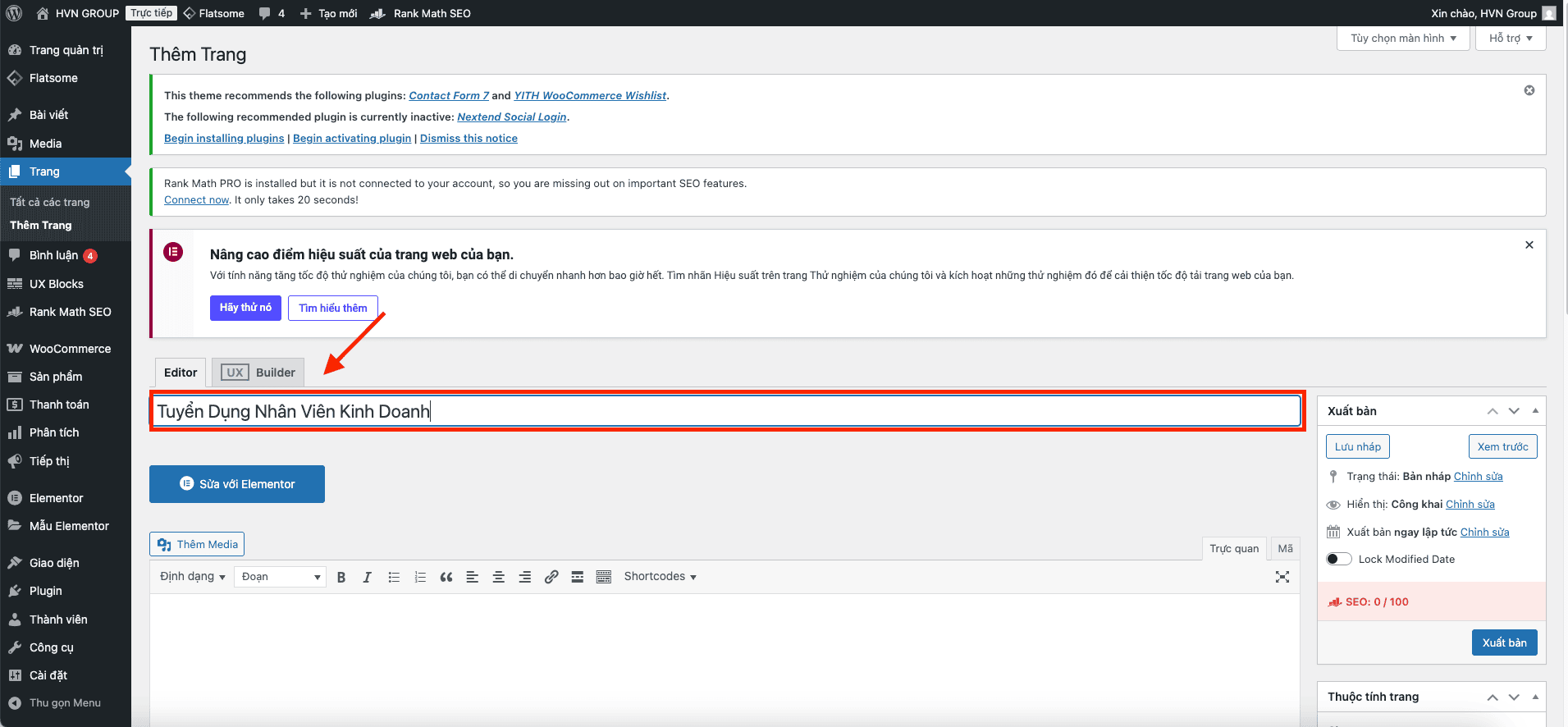 Hướng dẫn thêm / sửa / xóa một Trang (page) mới UX Builder 26 Image8