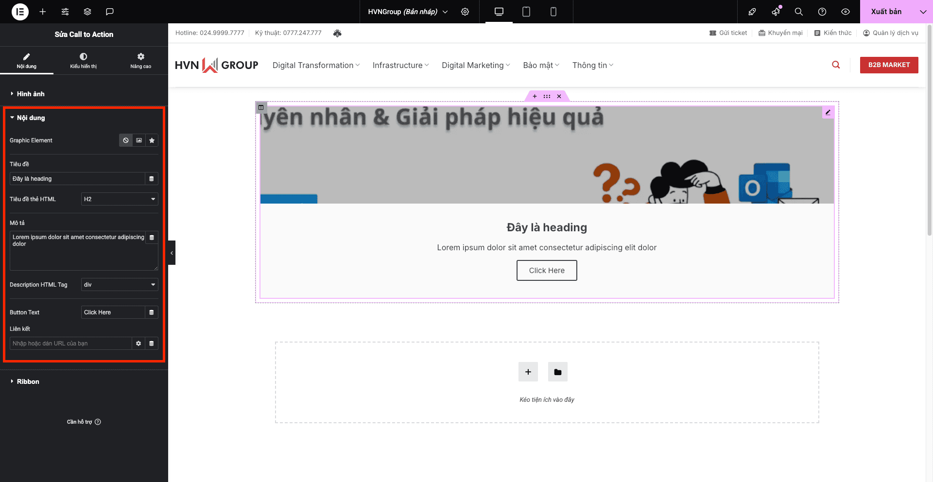 Hướng dẫn sử dụng Widget - Call to Action 10 Image8