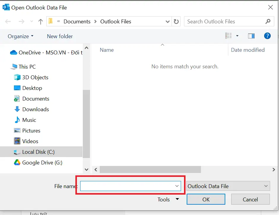 Hướng dẫn cách lấy lại email cũ trong Outlook trên máy tính & điện thoại 21 Them File Luu Tru Khoi Phuc Email