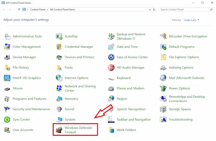 Outlook nhận mail 2 lần: Nguyên nhân & cách sửa lỗi đơn giản 34 Windows Defender Firewall