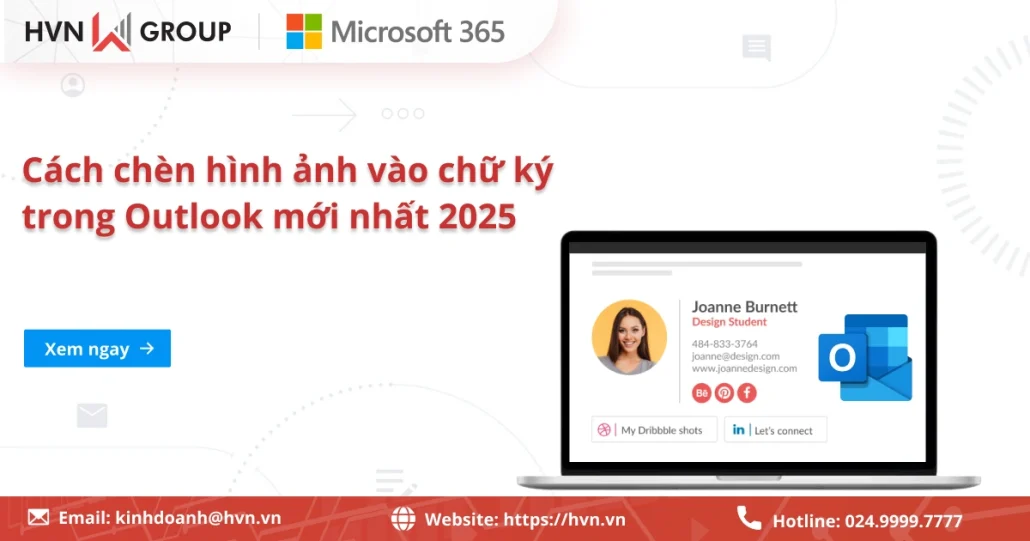 Cách Chèn Hình ảnh Vào Chữ Ký Trong Outlook