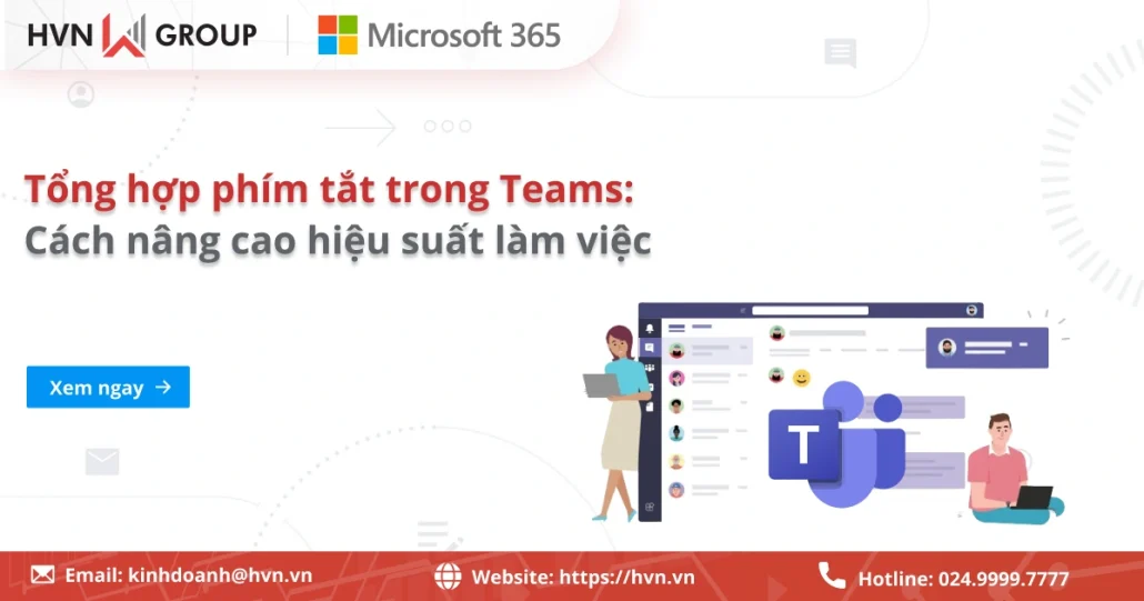 Phím Tắt Trong Teams
