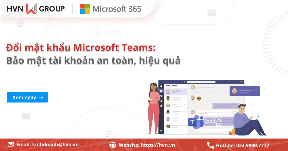 Cách đổi Mật Khẩu Trên Microsoft Teams