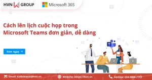 Cách Tạo Cuộc Họp Trên Microsoft Team Trên Máy Tính