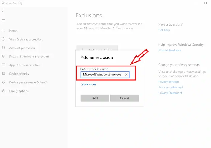 Microsoft Store không vào được: Nguyên nhân và hướng dẫn sửa lỗi "nhanh chóng" 42 Nhập Tên Tiến Trình Microsoft.WindowsStore.exe