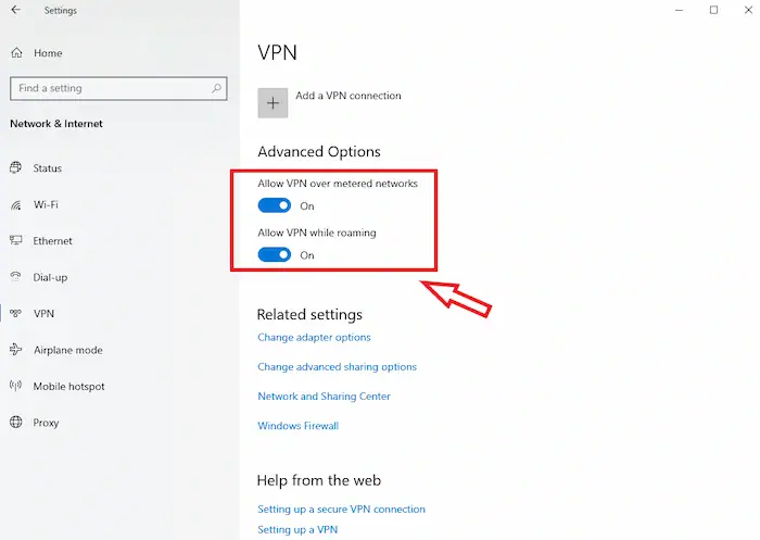 Microsoft Store không vào được: Nguyên nhân và hướng dẫn sửa lỗi "nhanh chóng" 29 Tắt Tất Cả Kết Nối VPN đang Hoạt động
