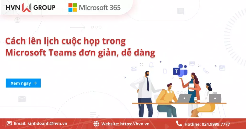 Cách Tạo Cuộc Họp Trên Microsoft Team Trên Máy Tính