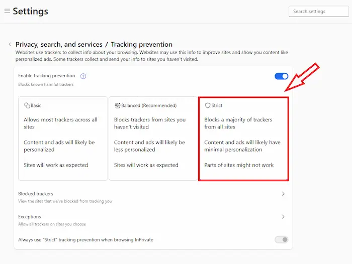 Hướng dẫn chặn quảng cáo trên Microsoft Edge chỉ với vài bước đơn giản 16 Sử Dụng Chế độ “Chặn Quảng Cáo” Tích Hợp Sẵn (2)