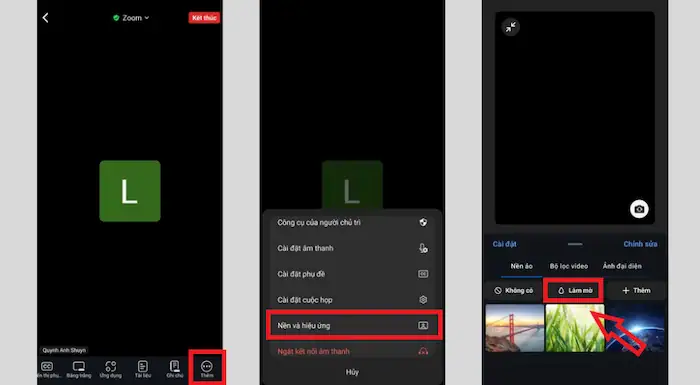 Zoom không có nền ảo trên điện thoại: Hướng dẫn fix lỗi nhanh chóng, hiệu quả 20 Sử Dụng Hiệu ứng Blur (Làm Mờ Nền)